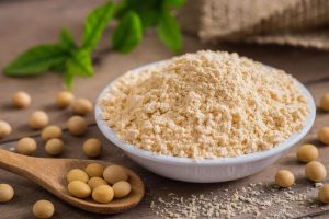 Benefits and safety of soy protein crisps